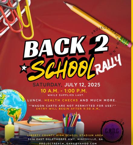 Back 2 School Rally Flyer