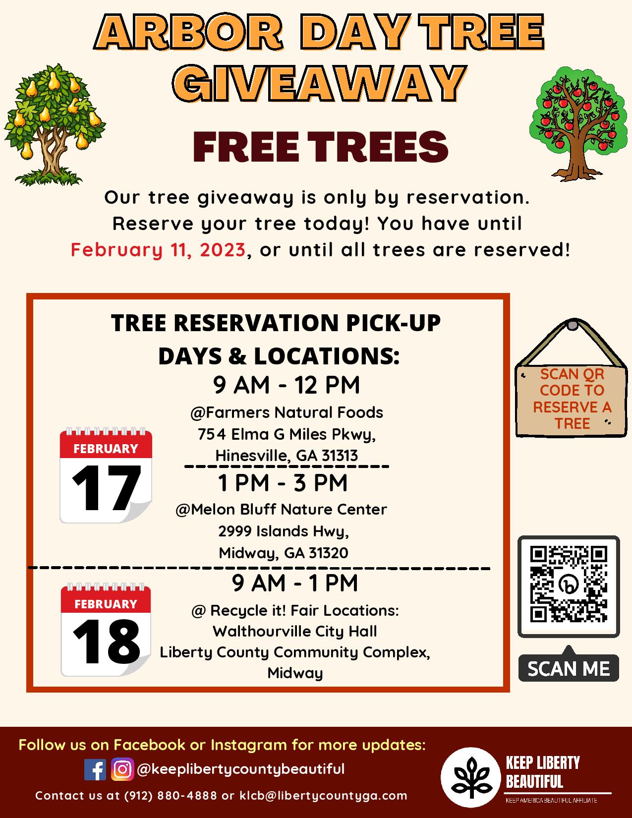 Arbor Day Tree Giveaway