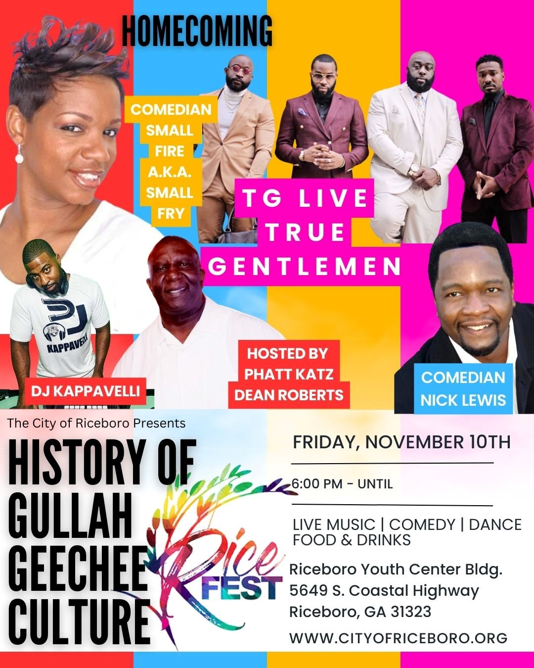 History of Gullah Geechee Culture - Friday, November 10th