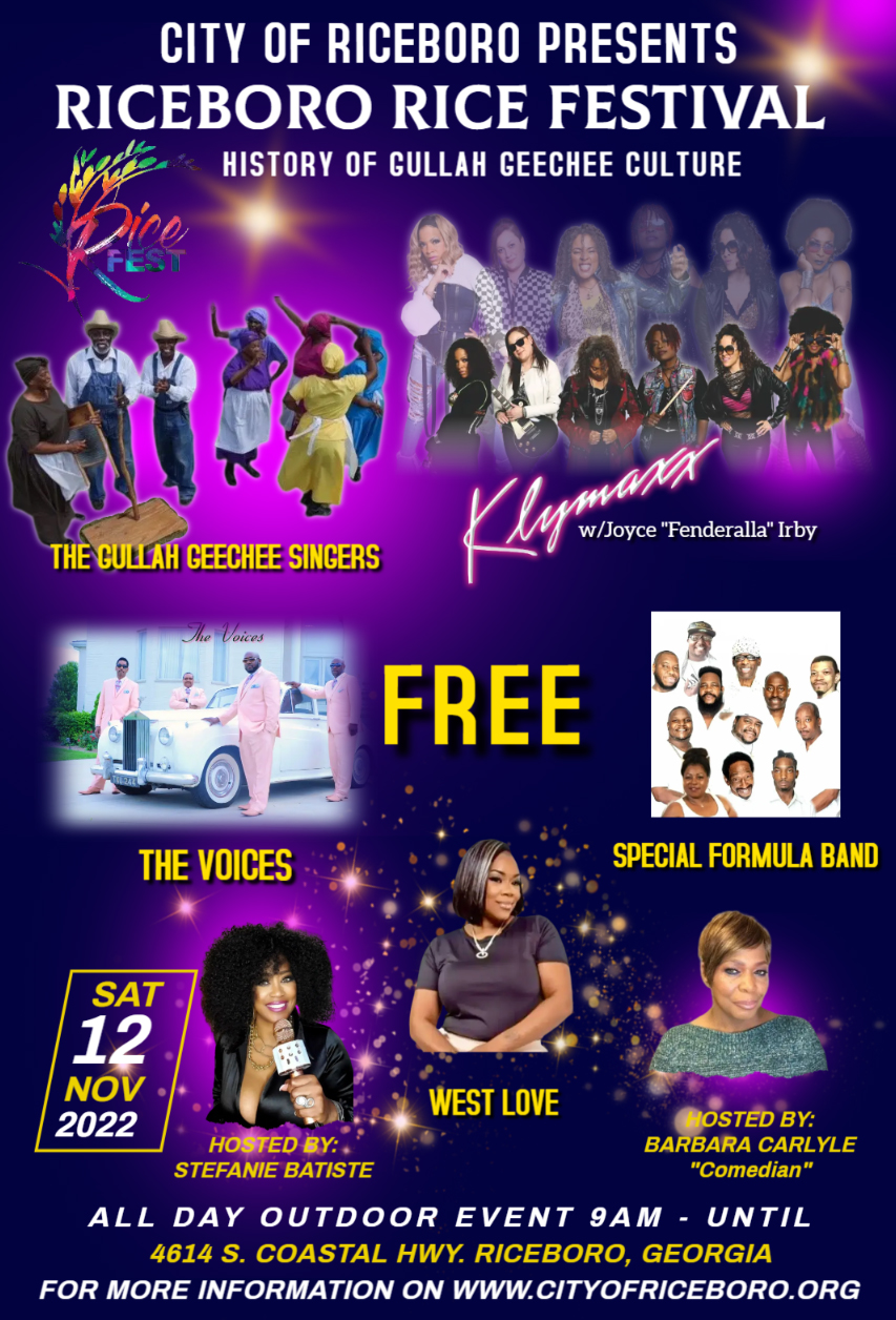 Riceboro event flyer